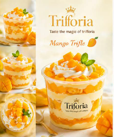 Trifforia Mango Custard Trifle