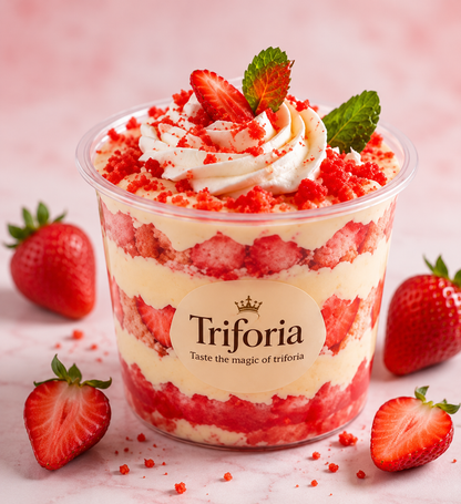 Trifforia Strawberry Custard Trifle