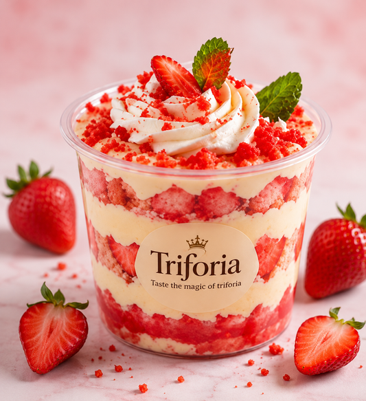 Trifforia Strawberry Custard Trifle