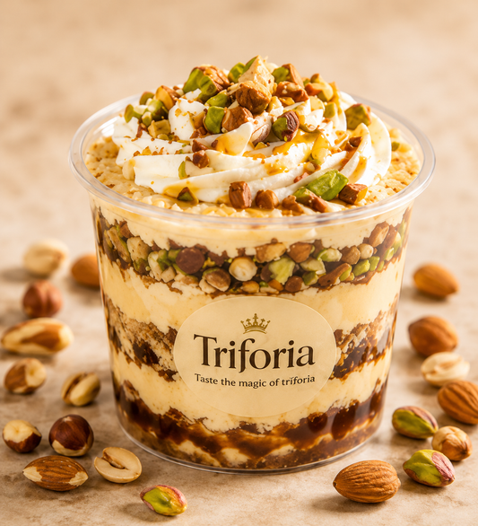 Trifforia Nut Custard Trifle