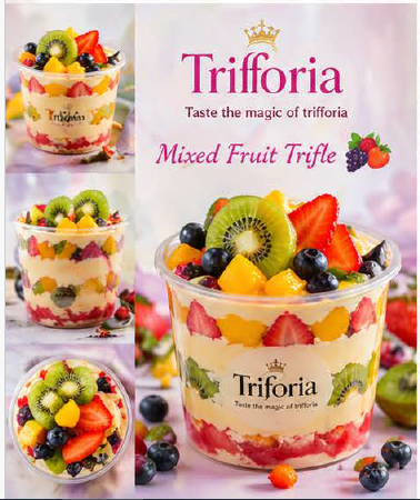 Trifforia Mixed Fruit Custard Trifle